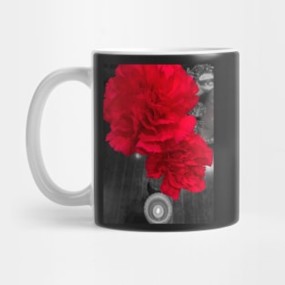 Red Flower Mug